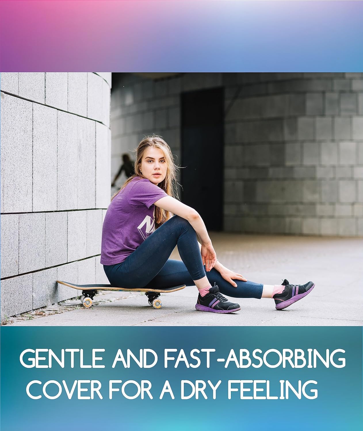 100 Bulk Pads with Wings Individually Wrapped for Women Homeless, Postpartum, Hospitals